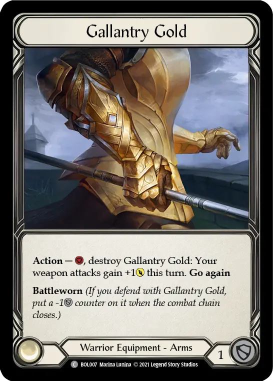Card: Gallantry Gold