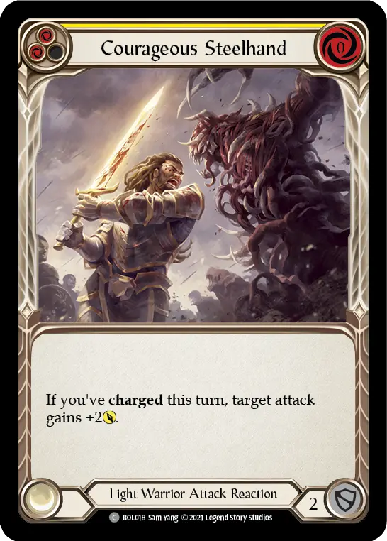 Card: Courageous Steelhand (yel)