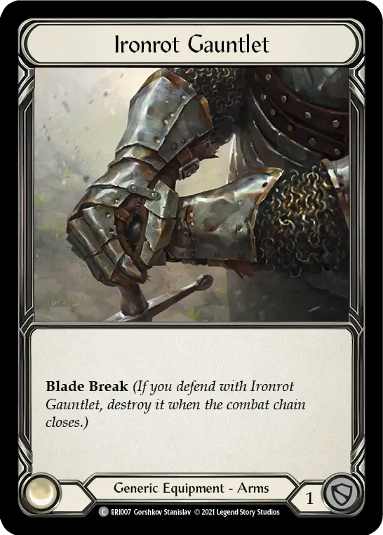 Card: Ironrot Gauntlet