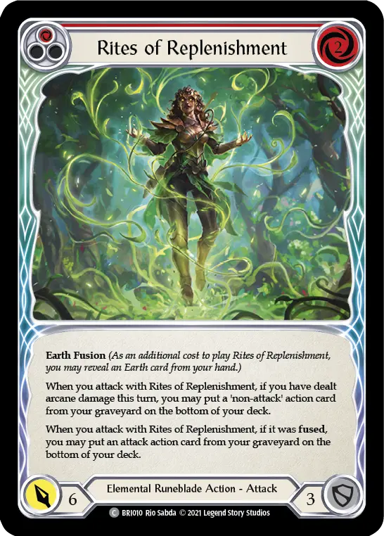 Card: Rites of Replenishment (red)