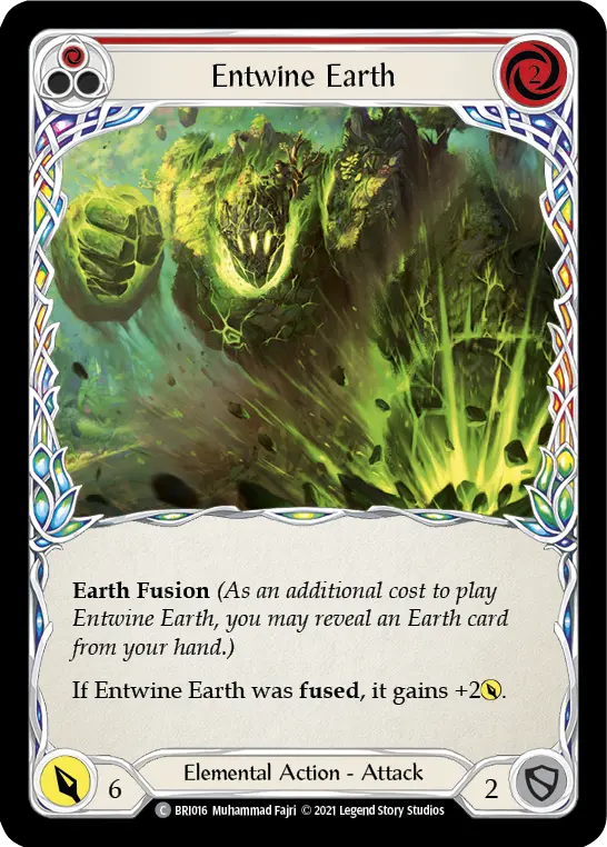Card: Entwine Earth (red)