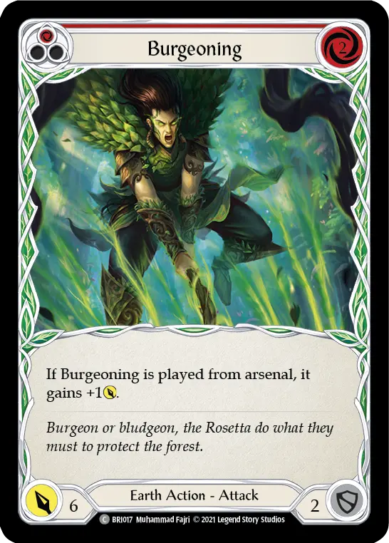 Card: Burgeoning (red)
