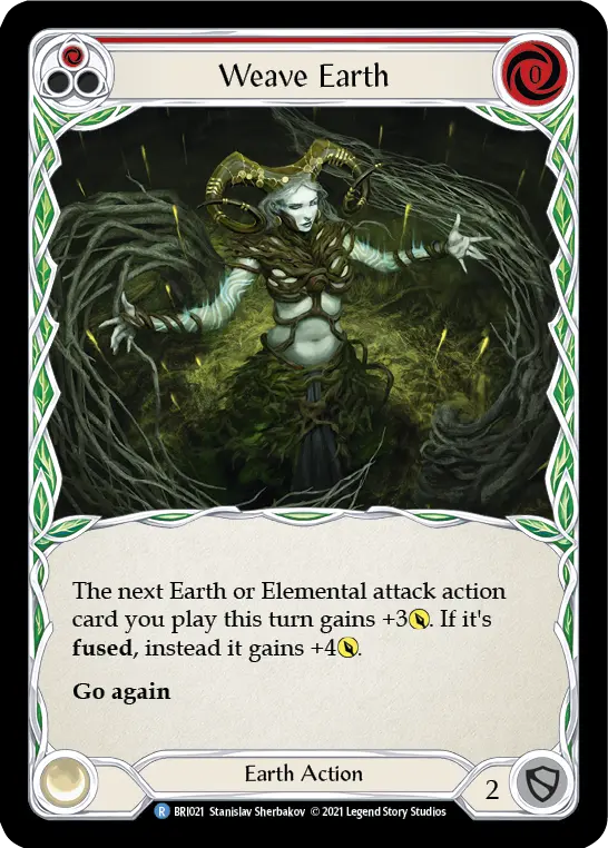 Card: Weave Earth (red)