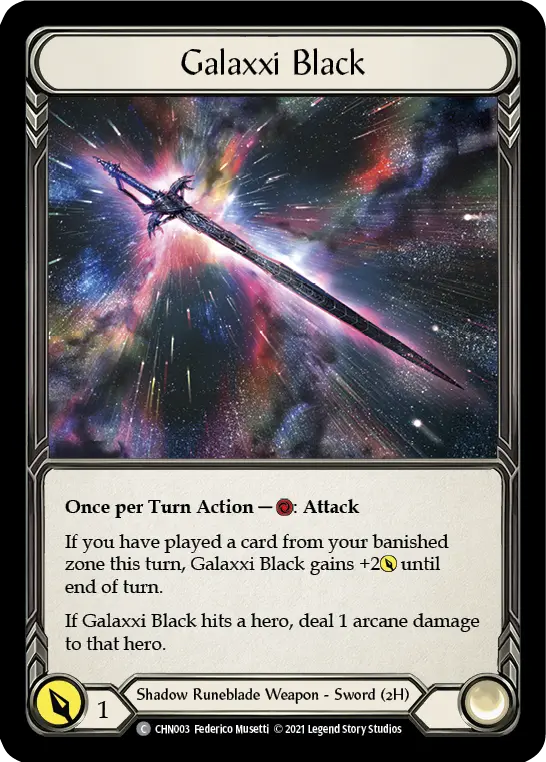 Card: Galaxxi Black