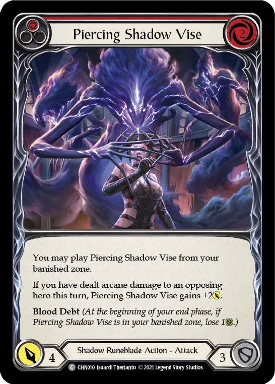 Card: Piercing Shadow Vise (red)