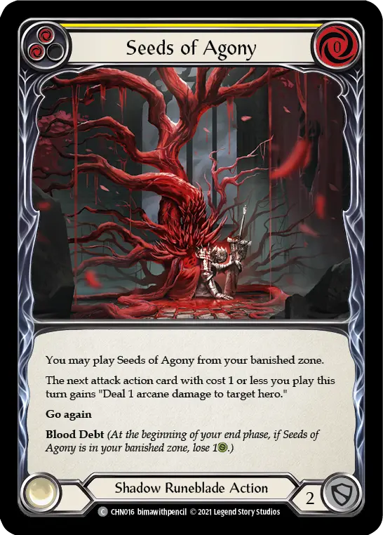 Card: Seeds of Agony (yel)