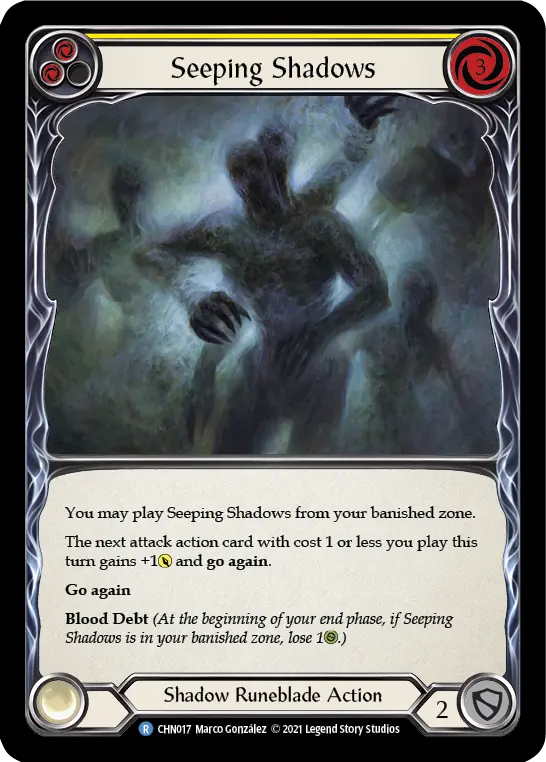 Card: Seeping Shadows (yel)