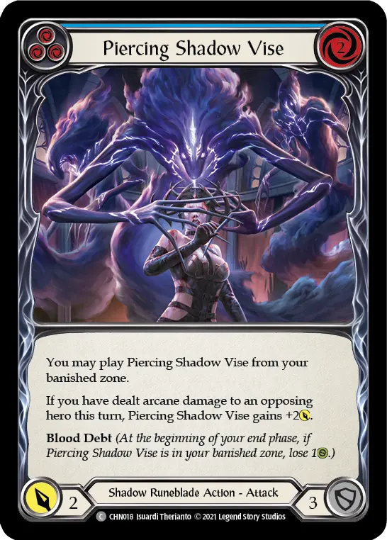Card: Piercing Shadow Vise (blu)
