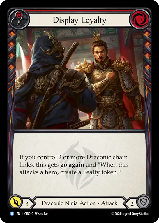 Card: Display Loyalty (red)