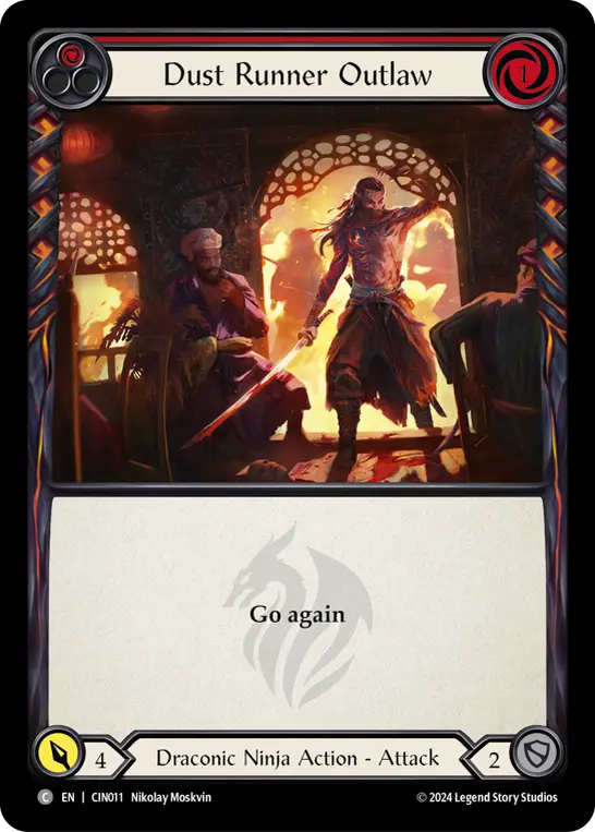 Card image of Dust Runner Outlaw (Red)