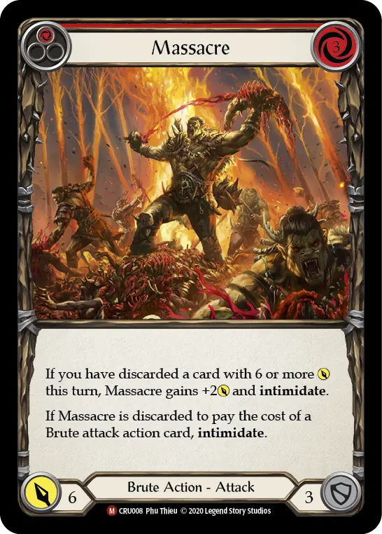 Card: Massacre (red)