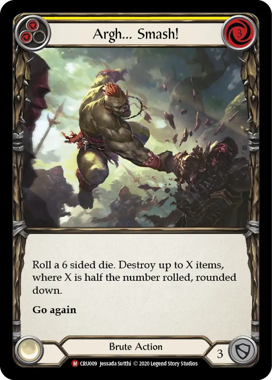 Card: Argh... Smash! (yel)