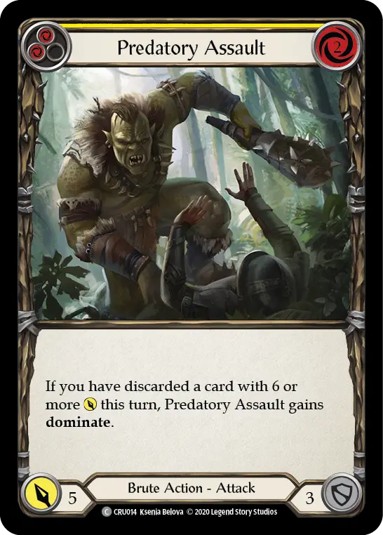 Card: Predatory Assault (yel)