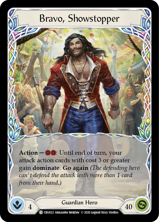Card: Bravo, Showstopper