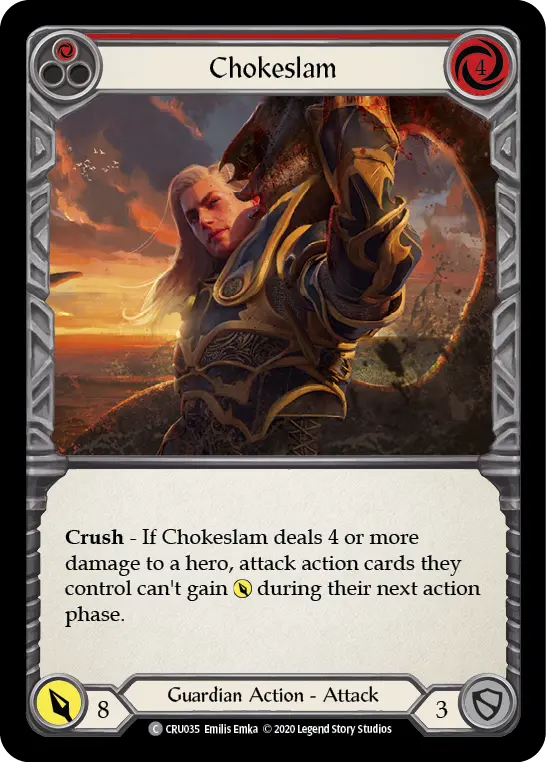 Card: Chokeslam (red)