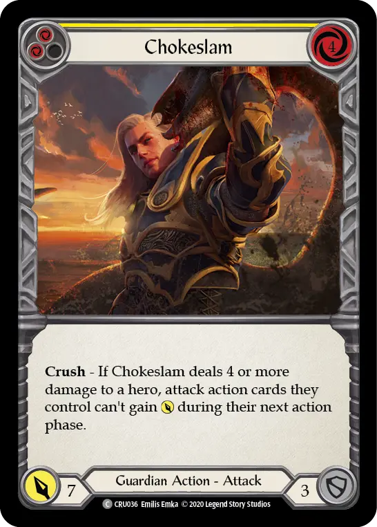 Card: Chokeslam (yel)