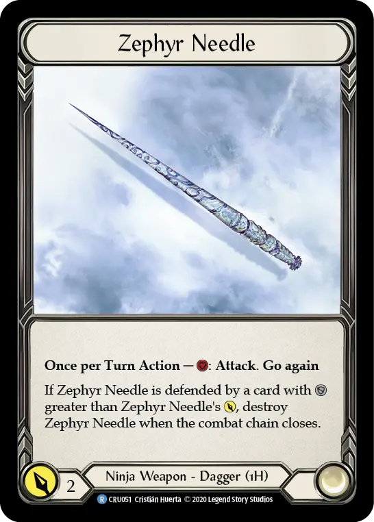 Card: Zephyr Needle