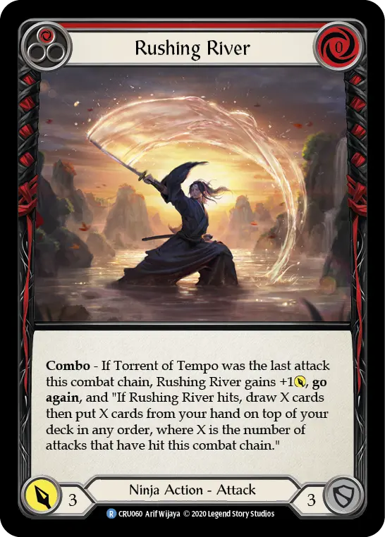 Card: Rushing River (red)