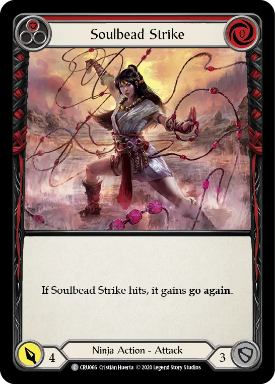Card: Soulbead Strike (red)