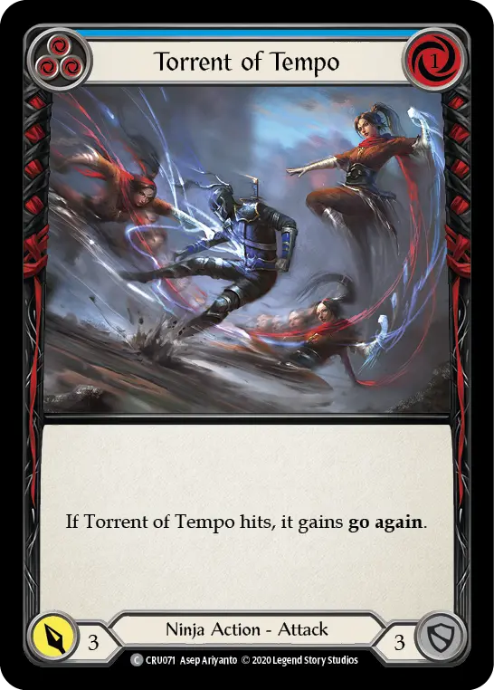 Card: Torrent of Tempo (blu)