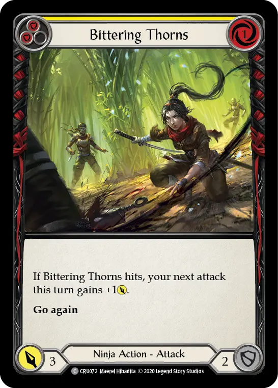Card: Bittering Thorns (yel)