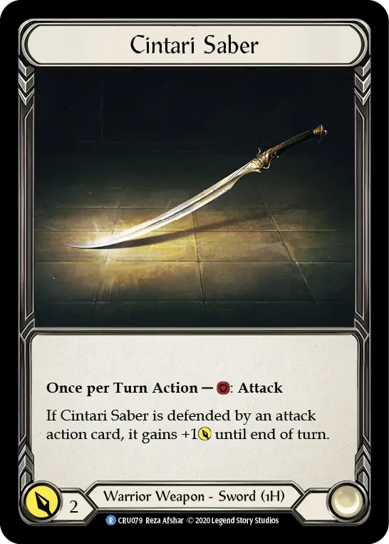 Card: Cintari Saber