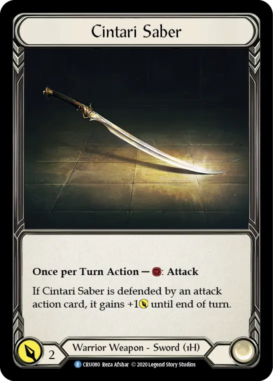 Card: Cintari Saber
