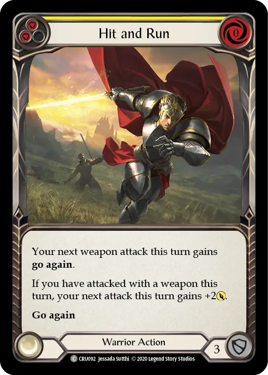 Card: Hit and Run (yel)