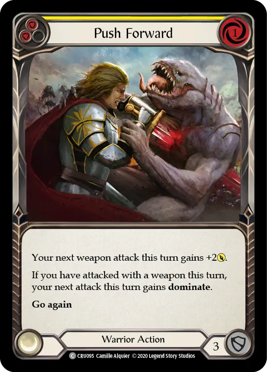 Card: Push Forward (yel)