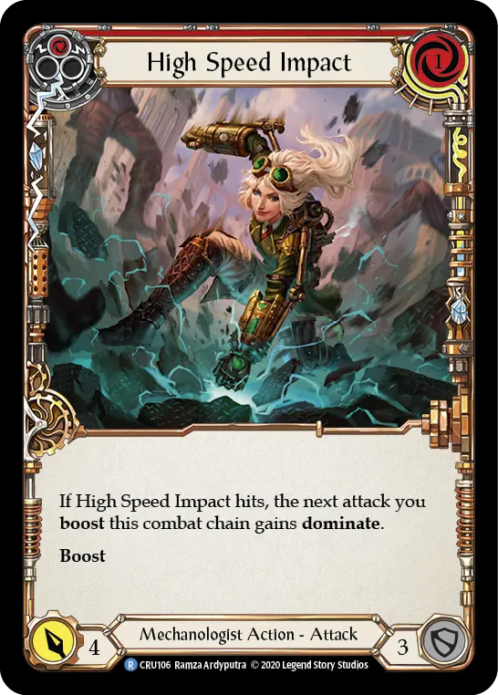 Card: High Speed Impact (red)