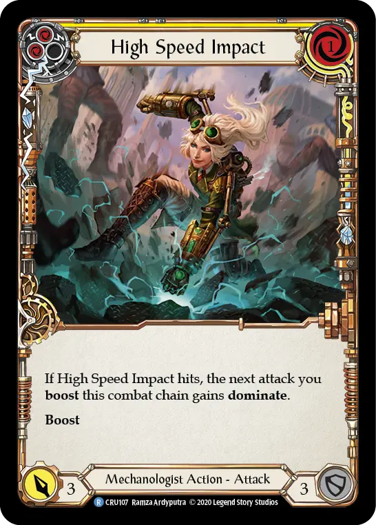 Card: High Speed Impact (yel)