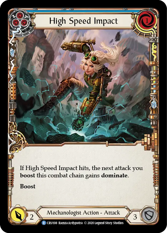 Card: High Speed Impact (blu)