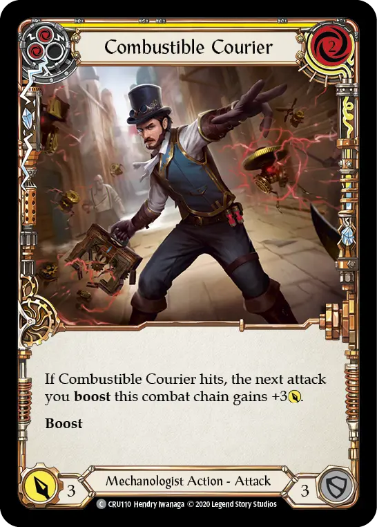 Card: Combustible Courier (yel)