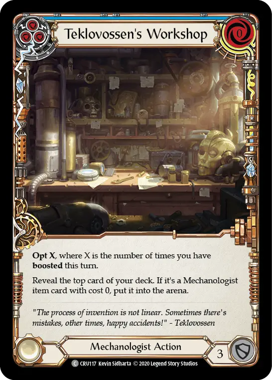Card: Teklovossen's Workshop (blu)