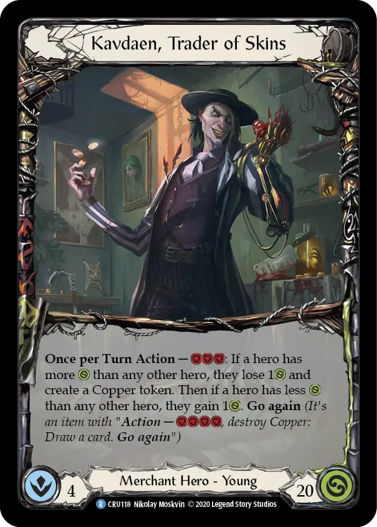 Card: Kavdaen, Trader of Skins