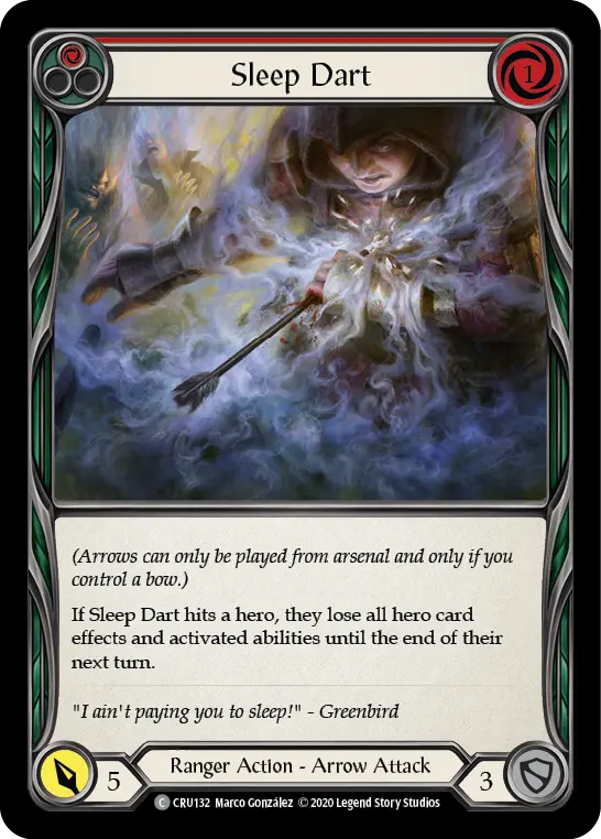 Card: Sleep Dart (red)