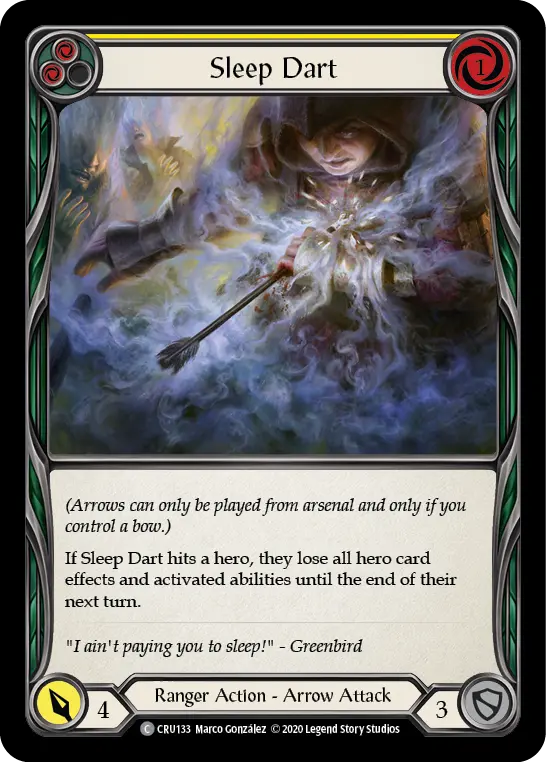 Card: Sleep Dart (yel)