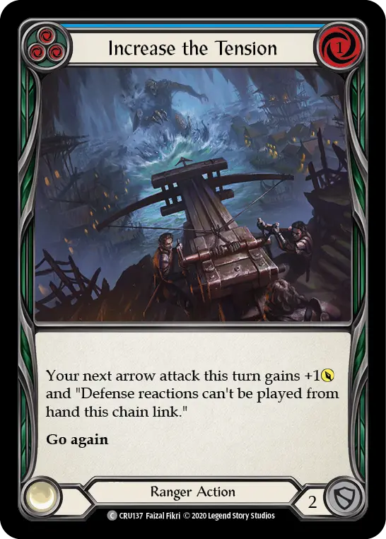 Card: Increase the Tension (blu)