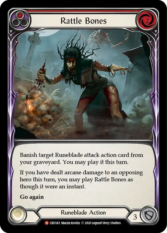 Card: Rattle Bones (red)