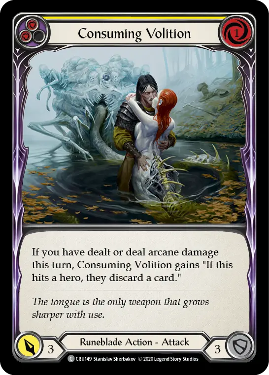 Card: Consuming Volition (yel)