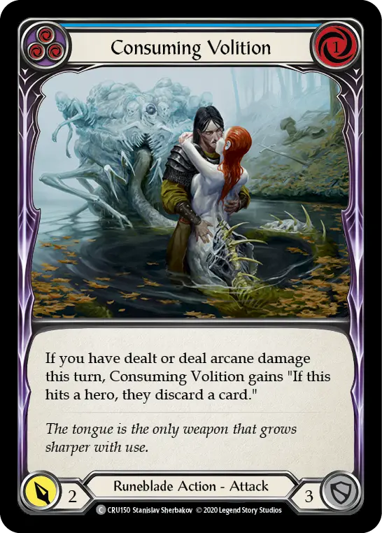Card: Consuming Volition (blu)