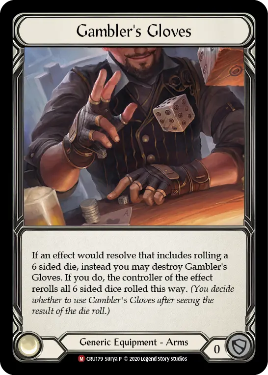 Card: Gambler's Gloves