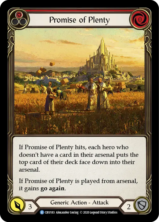 Card: Promise of Plenty (red)