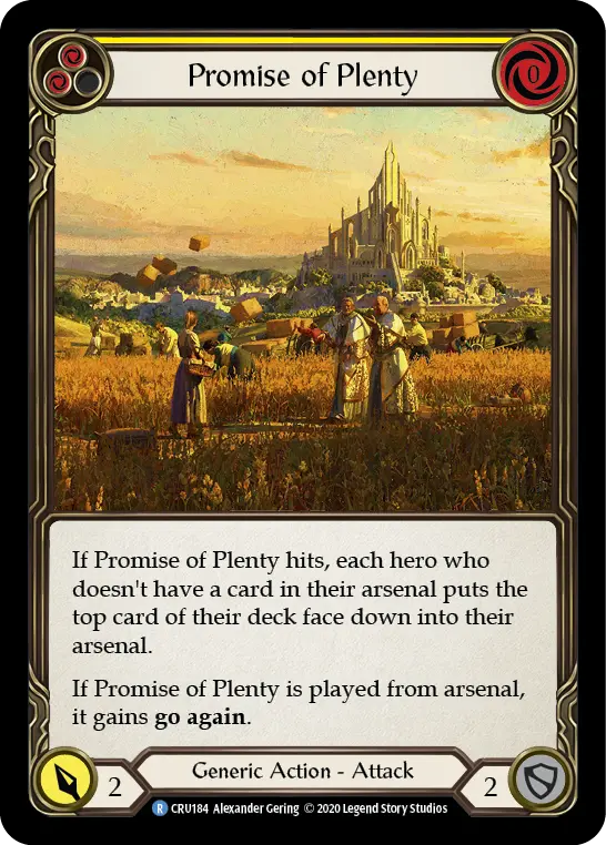 Card: Promise of Plenty (yel)