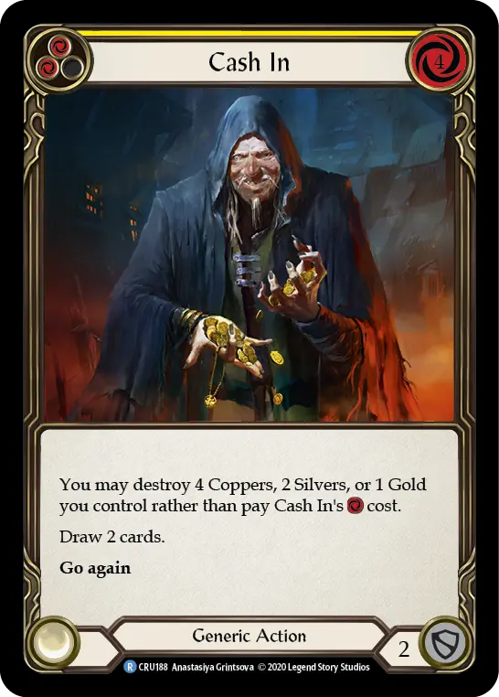 Card: Cash In (yel)