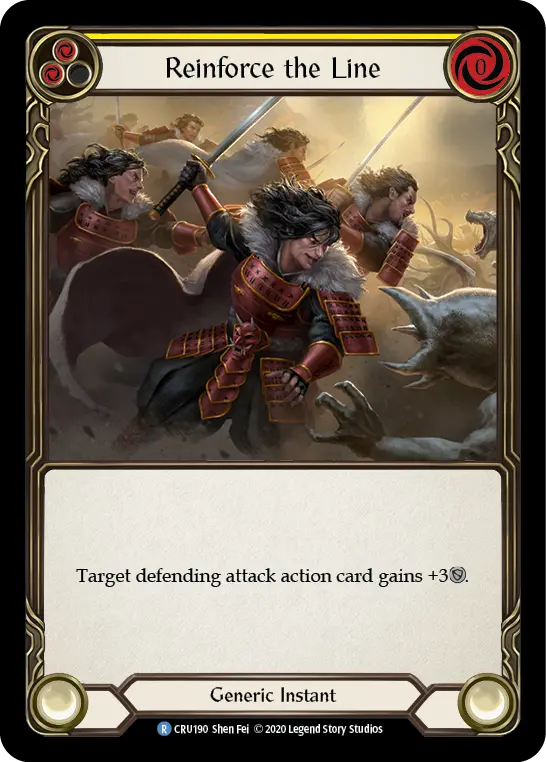 Card: Reinforce the Line (yel)