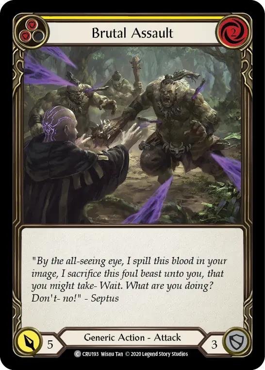 Card: Brutal Assault (yel)