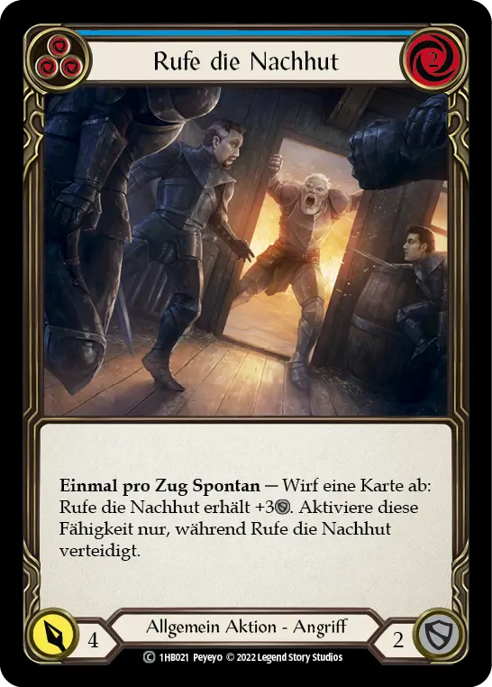 Card: Rally the Rearguard (blu)