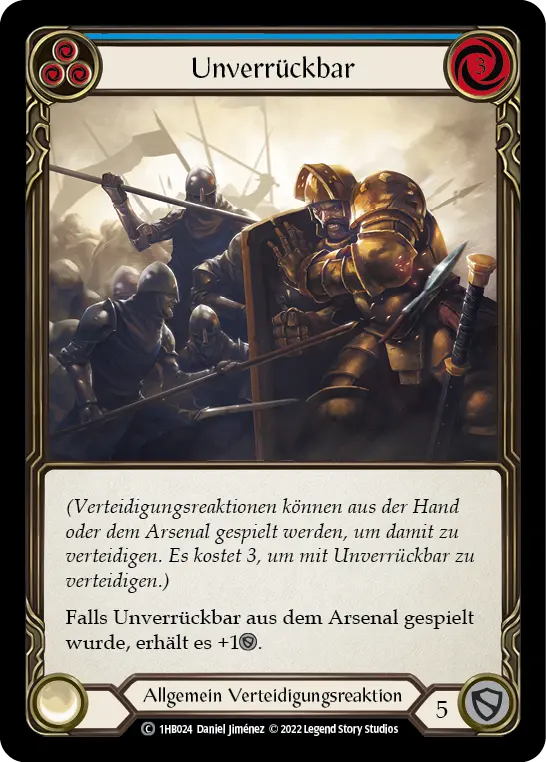 Card: Unmovable (blu)