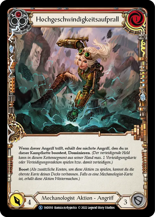 Card: High Speed Impact (red)